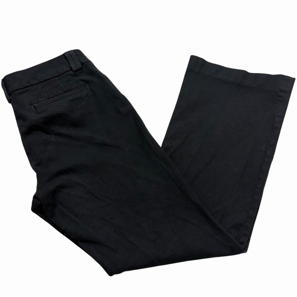 Banana Republic Martin Fit Black Dress Pants Women Size 4 Stretch